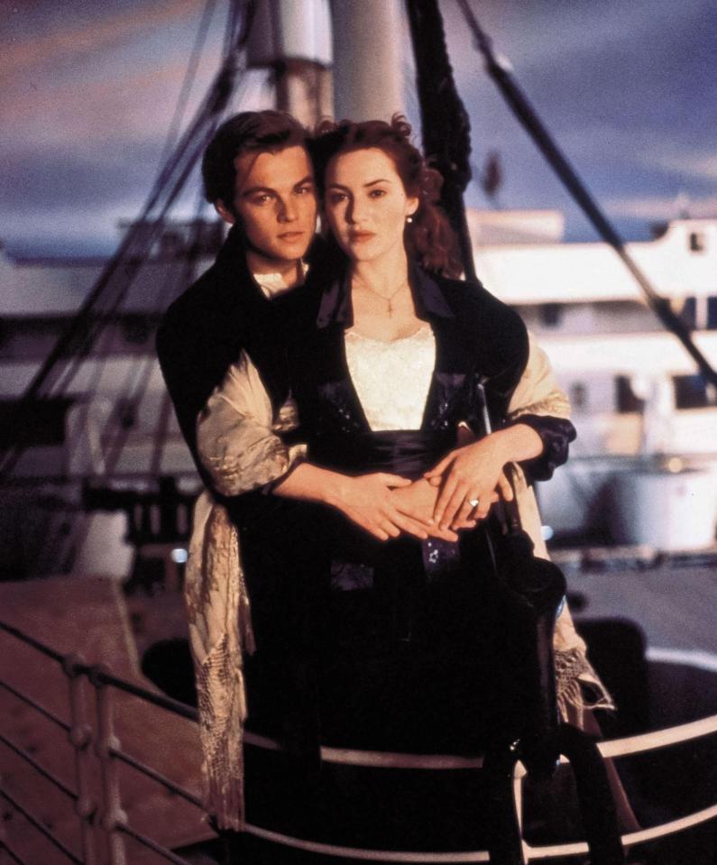 Léo dans Titanic avec Kate Winslet