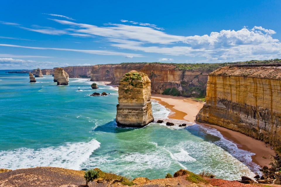 L'itinéraire commence à Torquay et longe la côte pour se terminer juste avant Port Campbell.