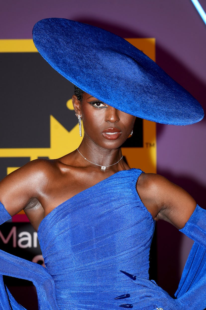 MANCHESTER, ANGLETERRE - 10 NOVEMBRE : Jodie Turner-Smith assiste aux MTV EMA 2024 qui se tiennent au Co-op Live o...