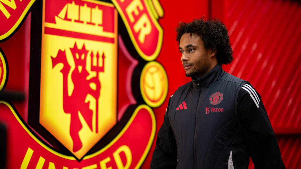 Für Joshua Zirkzee läuft es bei Manchester United nicht (erst ein Saisontor)