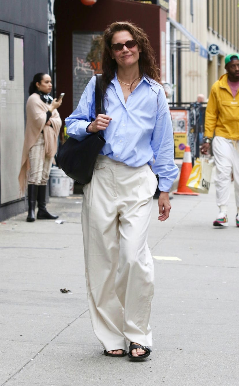 Katie Holmes Birkenstock Sandales Arizona