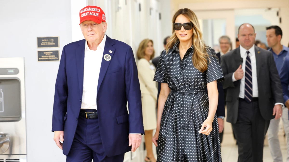 Melania Trump reviendra à la Maison Blanche : le look à pois pour voter aux élections présidentielles