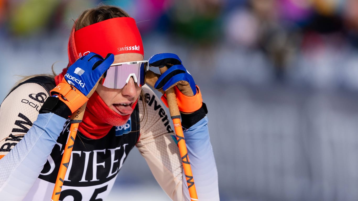 Alina Meier : Elle a eu une collision en skiant.