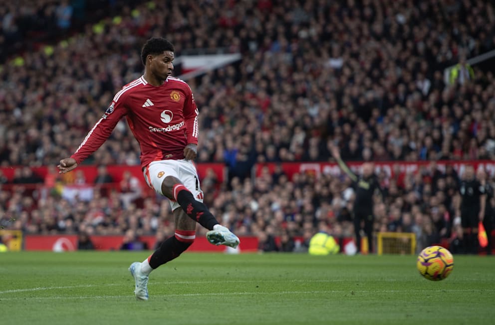 Seit 2016 bei ManU: Linksaußen Marcus Rashford