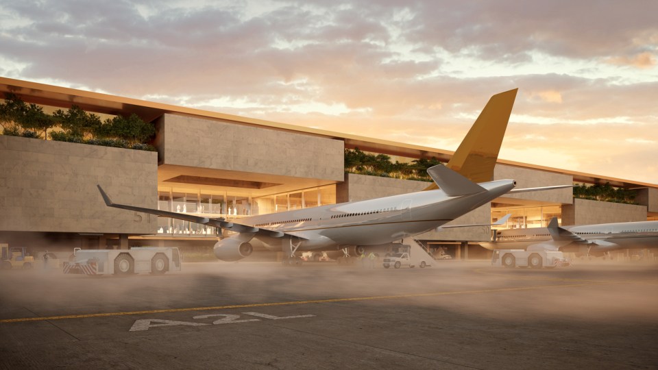 On estime que l'aéroport international Roi Salmane d'Arabie Saoudite sera le plus grand du monde lors de son ouverture en 2030.