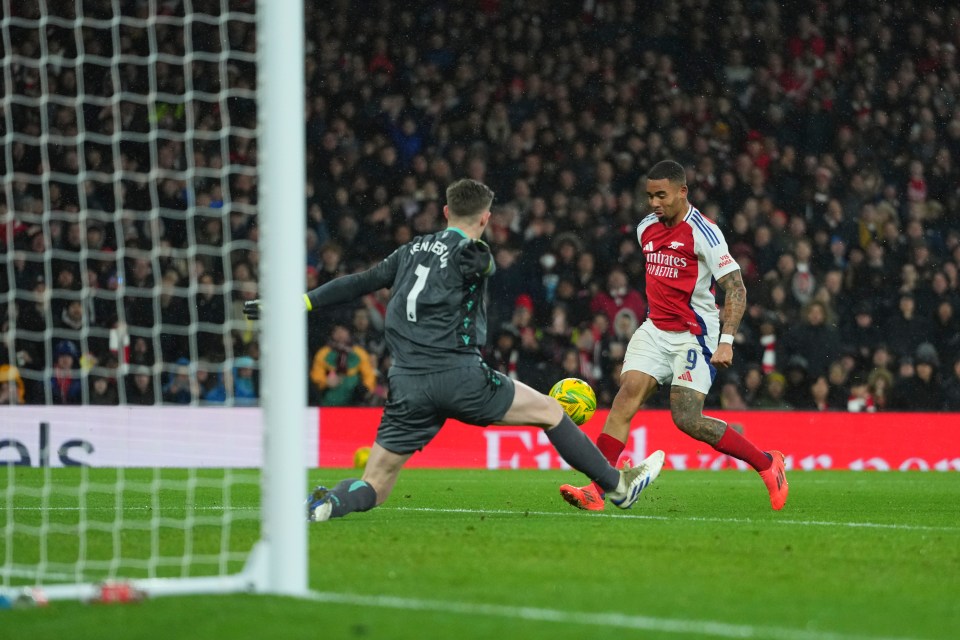 Gabriel Jesus a égalisé pour l'équipe locale à la 52e minute avec une finition soignée