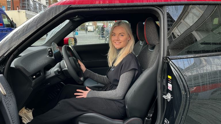 Gina Beumker veut aussi la voiture (photo : Rogier van Son).