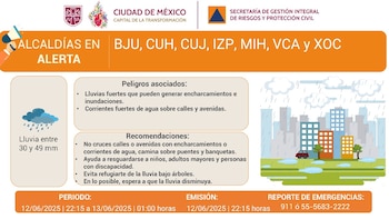Activan alerta naranja por intensas