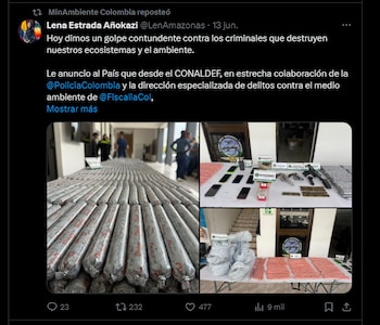 Éléments saisis lors de l'opération