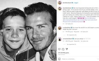 David Beckham et sa famille
