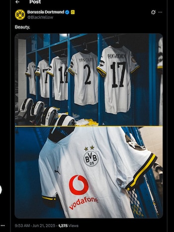 Le Borussia Dortmund a déjà