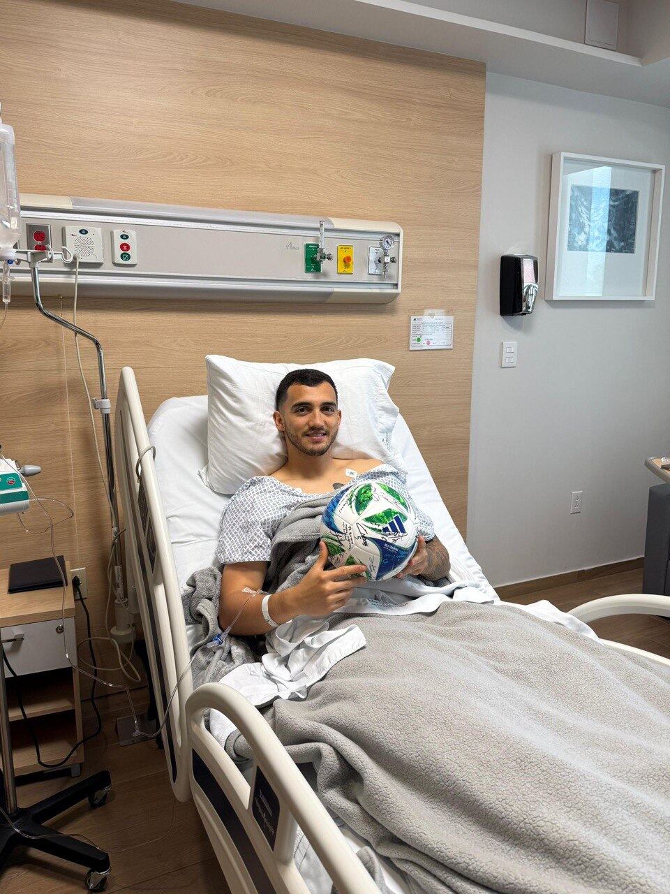Luis Chávez en convalescence