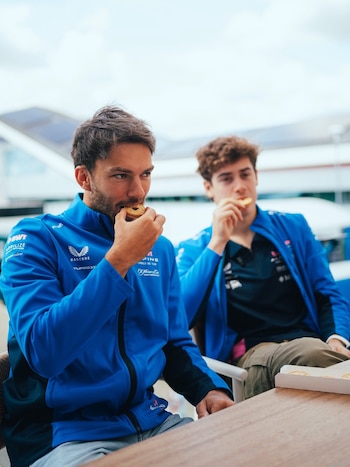 Gasly et Colapinto juste après
