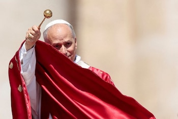 El Papa León XIV dirige