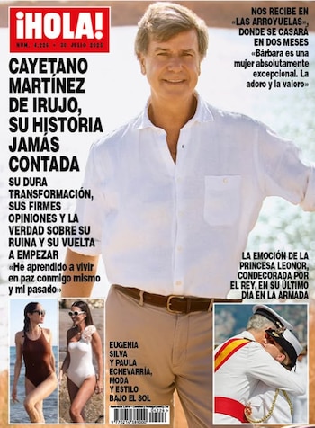 Portada de la revista '¡Hola!'