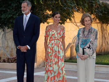 Los reyes, Felipe VI y Letizia, y La Reina Sofía