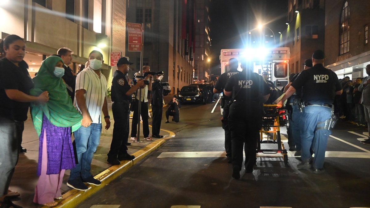 The dignified transfer of the late NYPD Police Officer