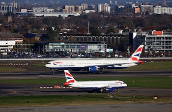 Un Boeing 777 en Londres