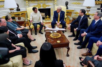 Trump desde el Salón Oval,
