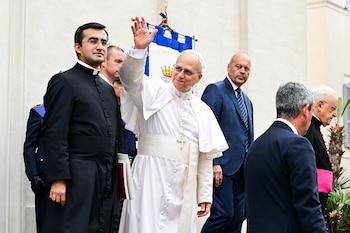 Le Pape Léon XIV lors d'une audience