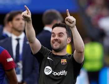 El entrenador del FC Barcelona