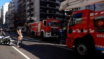 Le travail des pompiers