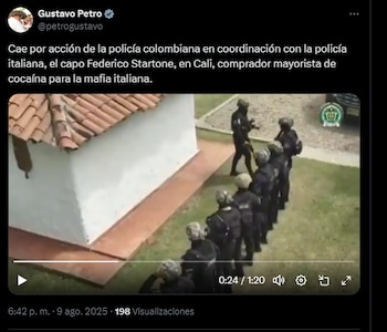La detención del señalado