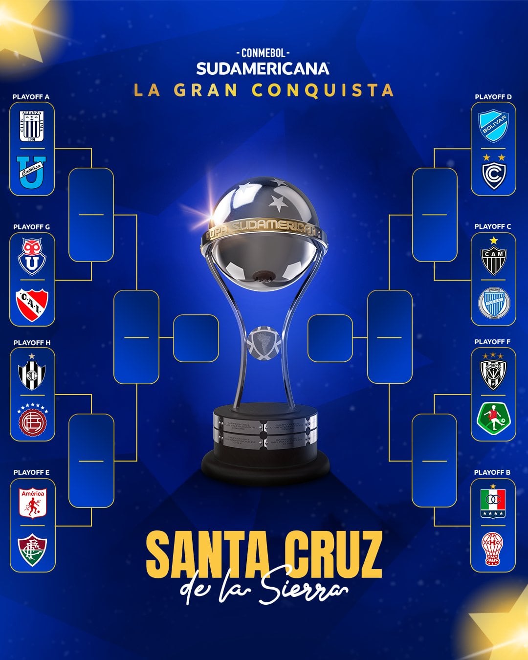 Hay dos equipos colombianos en competencia por la conquista del segundo torneo de clubes más importante del continente - crédito Conmebol