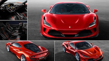Intérieur du Ferrari F8 Tributo