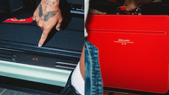 El lujoso Ferrari tiene detalles