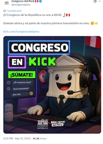 La llegada del Congreso a