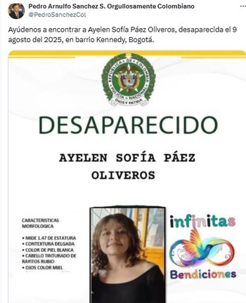 Joven de 16 años, desaparecida
