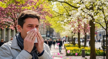 La irritación nasal también puede