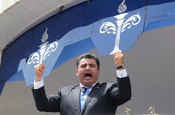 Naasón Joaquín García está acusado