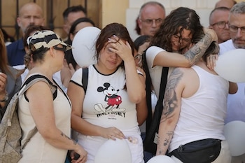 Minuto de silencio en Algemesí,