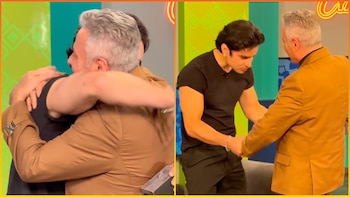 El actor se reencontró con