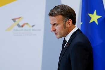 Emmanuel Macron. REUTERS/Heiko Becker