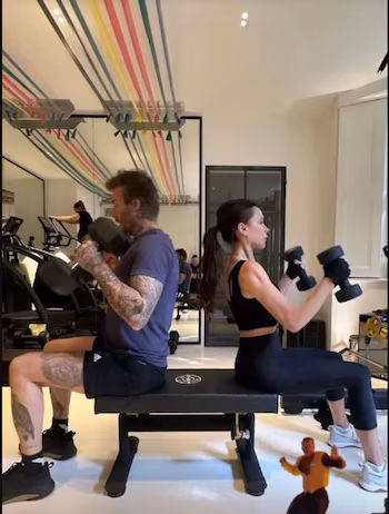 David y Victoria Beckham comparten