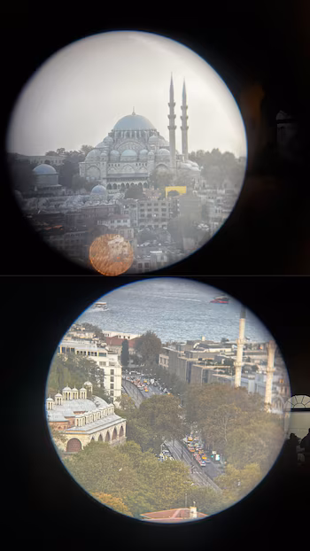 La impresionante vista desde la