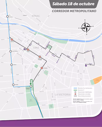 Ruta del Metropolitano