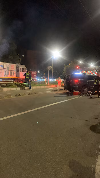 L'emplacement de l'accident