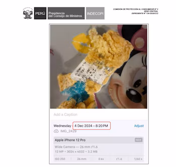 La evidencia del pollo con