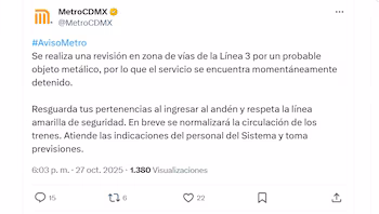 (X/ @MetroCDMX)