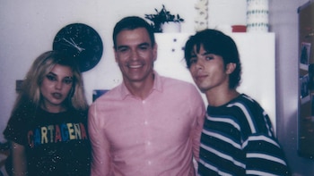 Pedro Sánchez en el pódcast