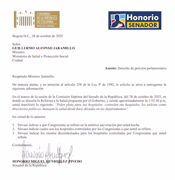 Honorio Henríquez, senador del Centro