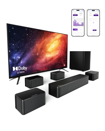 ULTIMEA 7.1ch Barra de Sonido con Dolby Atmos