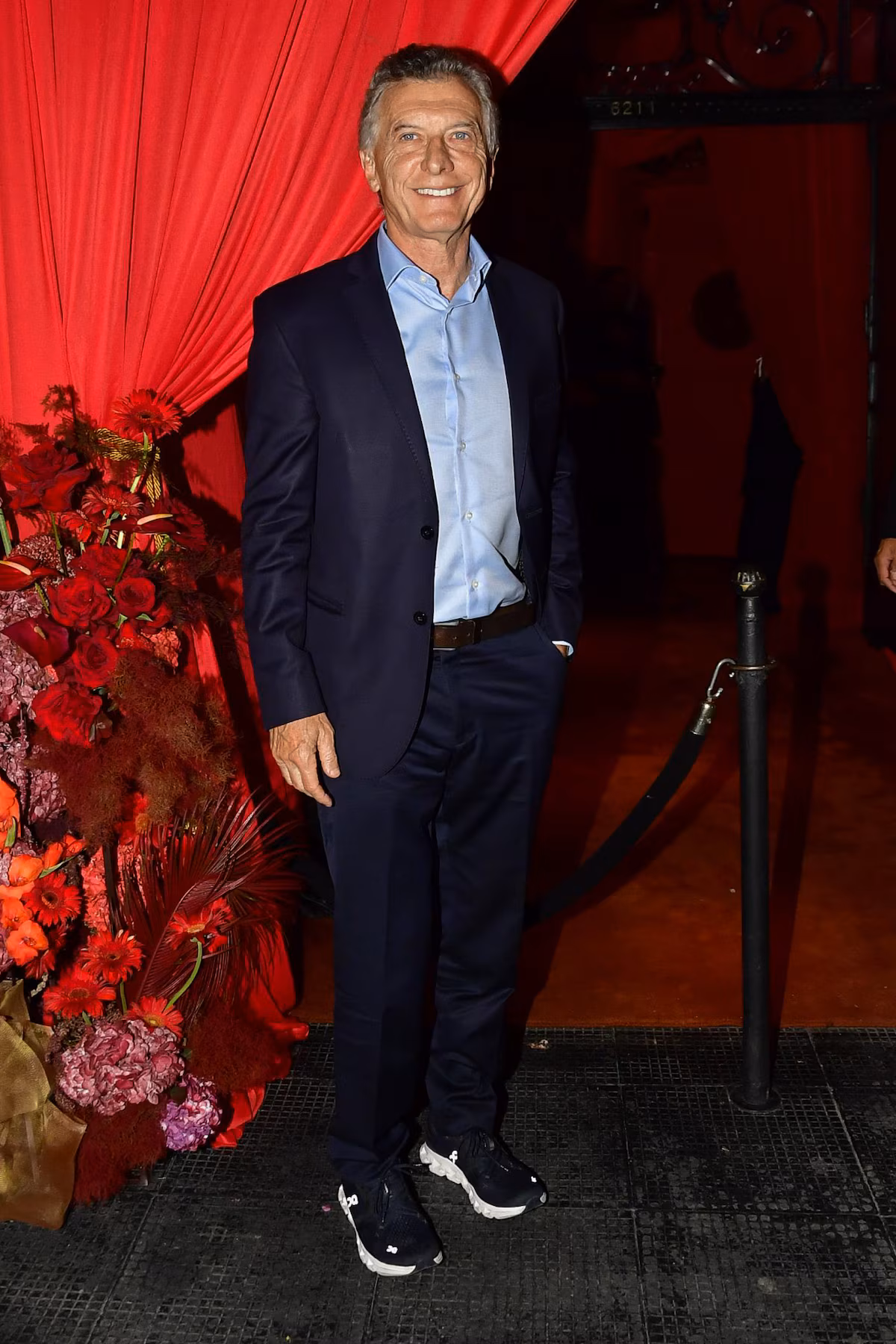 Mauricio Macri à la cérémonie
