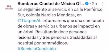 Accident à Tlalpan