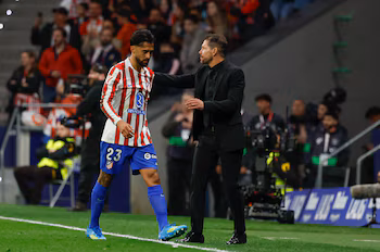 Nico González a reçu une carte rouge lors de la défaite contre le Barça