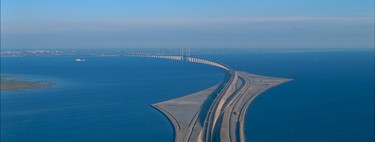 Le pont-tunnel d'Oresund, incroyable œuvre reliant la Suède au Danemark et à l'Europe.